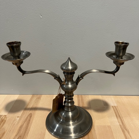 Other - Elegant Genuine Pewter Candelabra